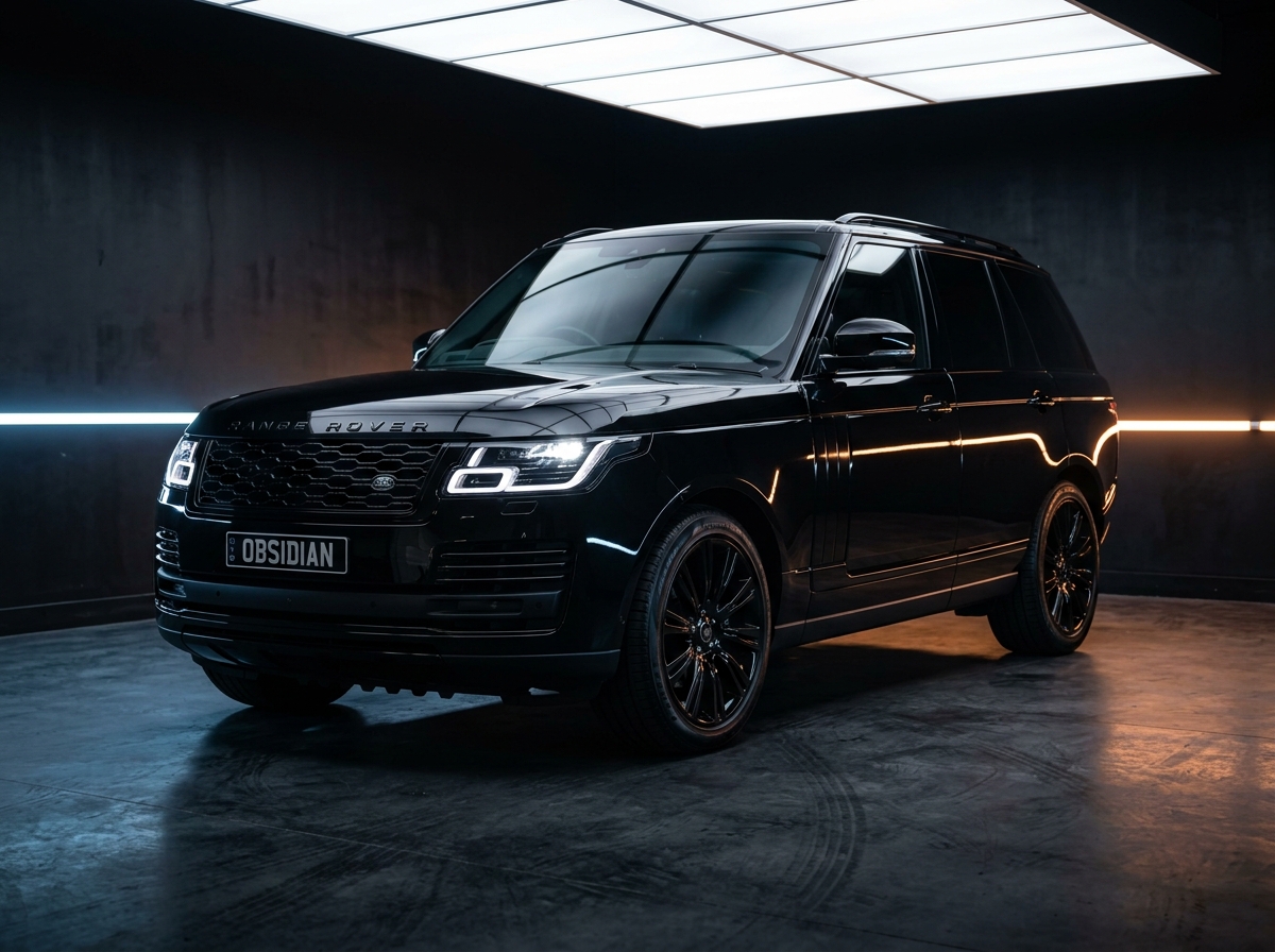 Восстановление черного SUV